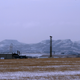 A gas flare at a natural gas processing facility in North Dakota.